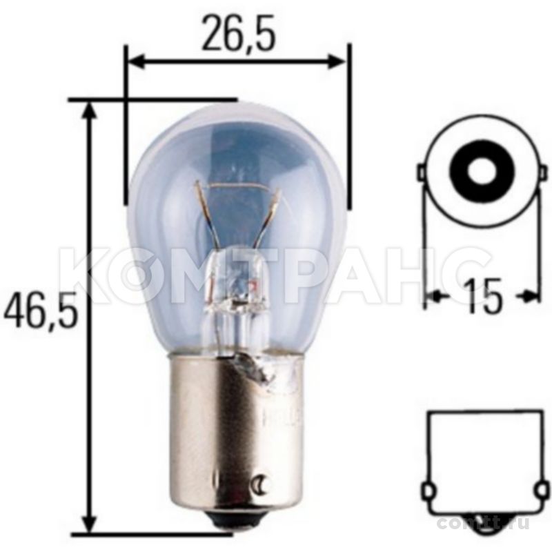 ��������� 12V 18W BA 15s 8GA002072121 Hella