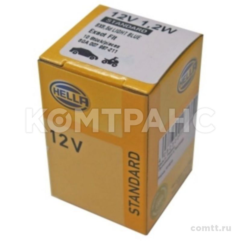 ��������� 12V 12W BX85d ������� 8GA007997211 Hella