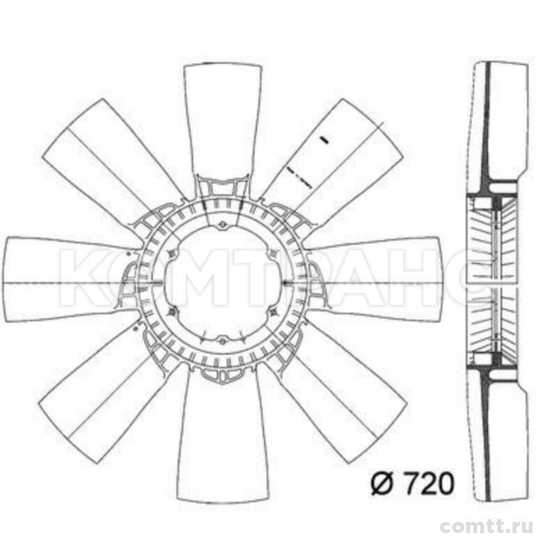 ���������� DAF XF95 (����������) CFW37000P Mahle
