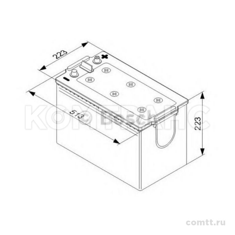 ����������� 180Ah / 1000 A / 12V T5 0092T50770 Bosch-������������